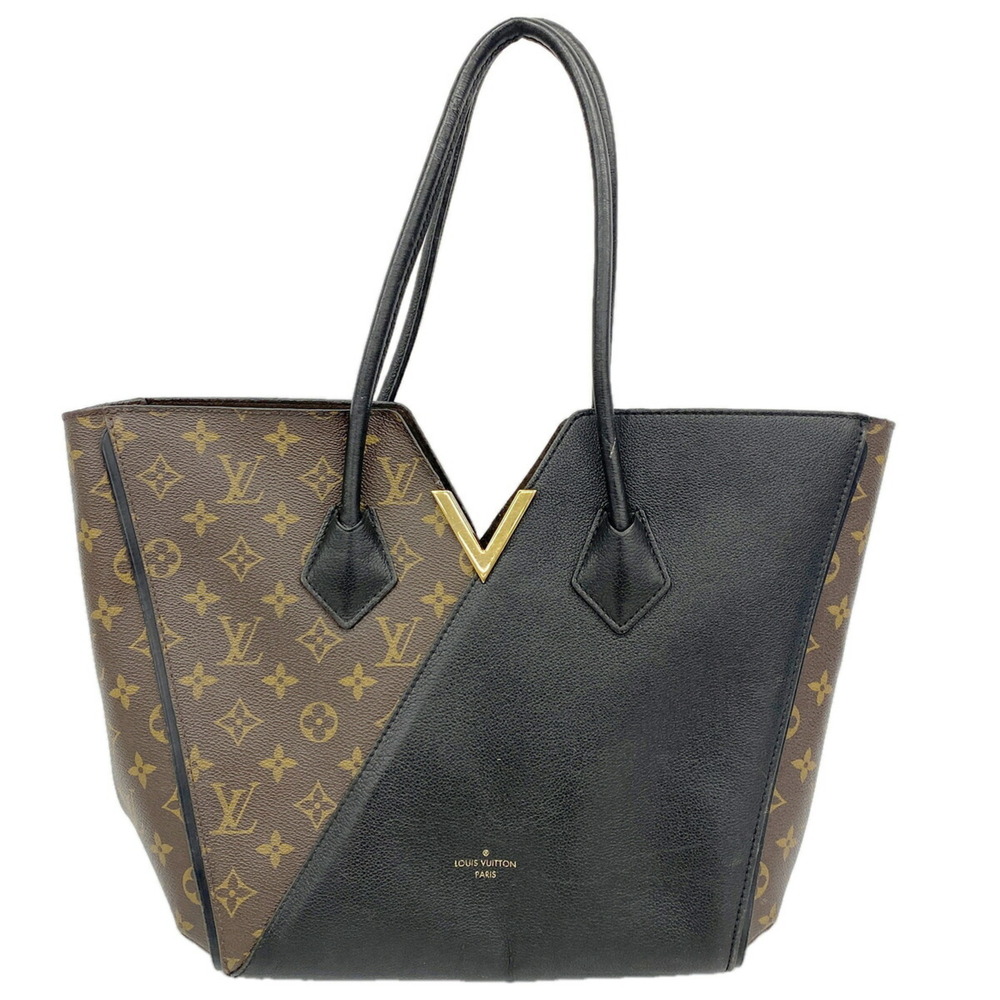 Louis Vuitton Monogram Kimono MM Tote Bag M40460 Brown Noir Women's P3624229